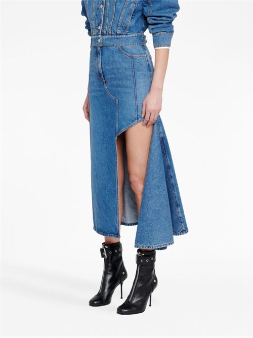 Denim skirt ALEXANDER MCQUEEN | 754828QMACG4164